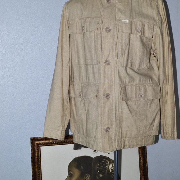 TOMMY HILFIGHER MEN'S CARGO SAFARI OUTERWEAR- SIZE LARGE - Picture 5 of 14